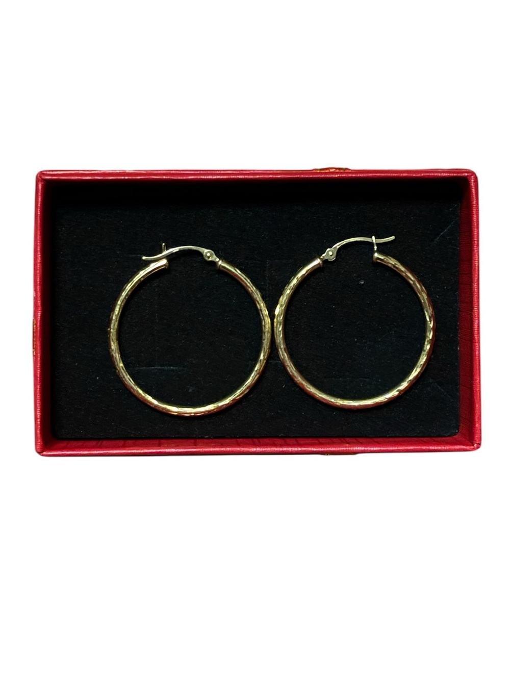 10k Gold Classic Hoop Earrings
